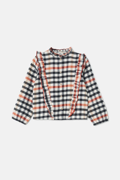 Plaid Check Blouse - Unique