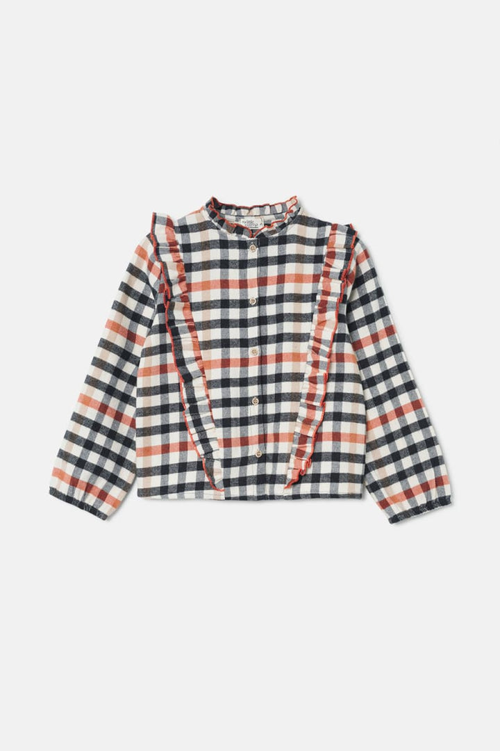 Plaid Check Blouse - Unique