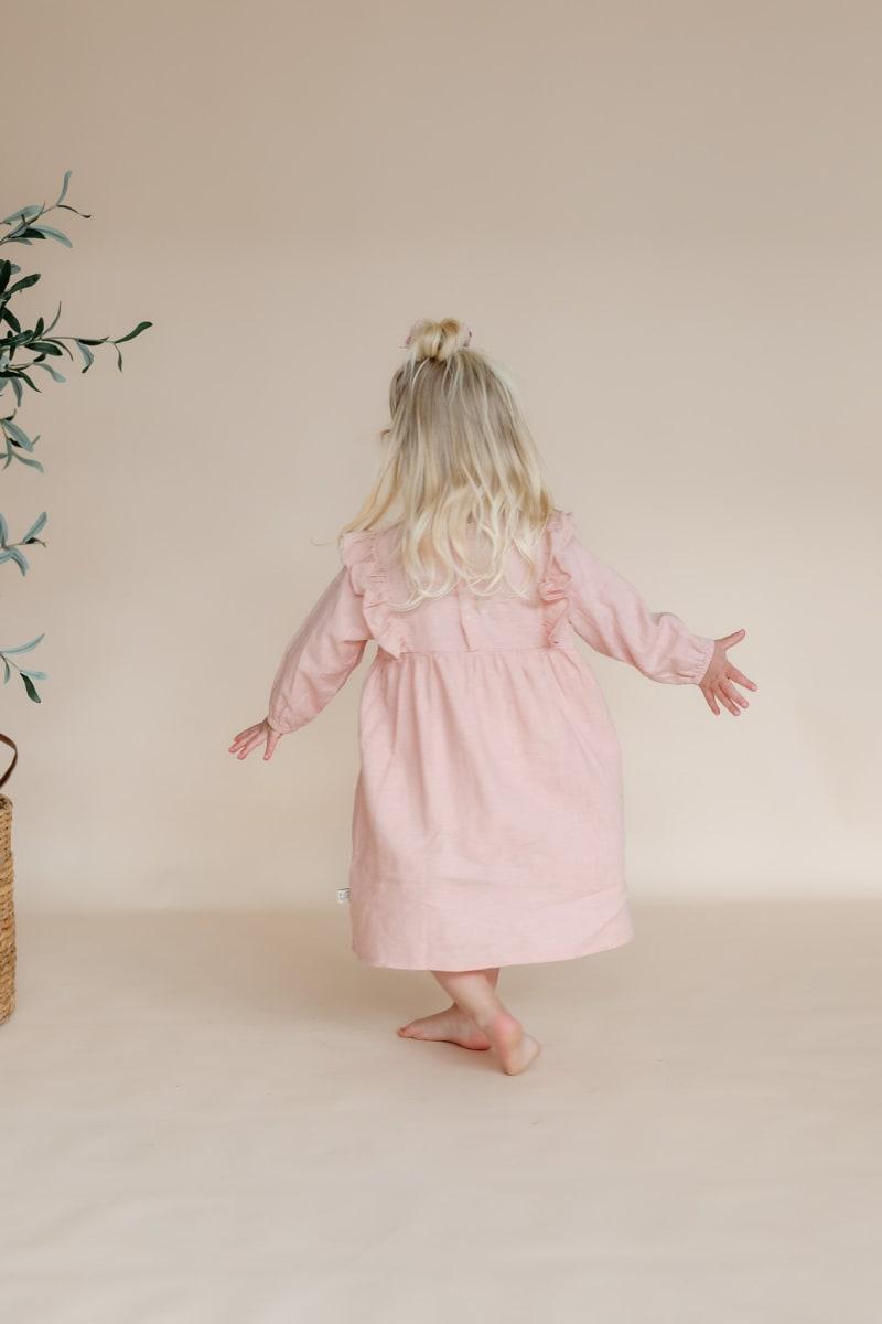 Kimber Long Sleeve Dress - Whipped Pink