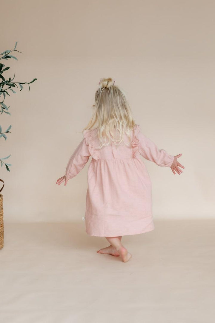 Kimber Long Sleeve Dress - Whipped Pink