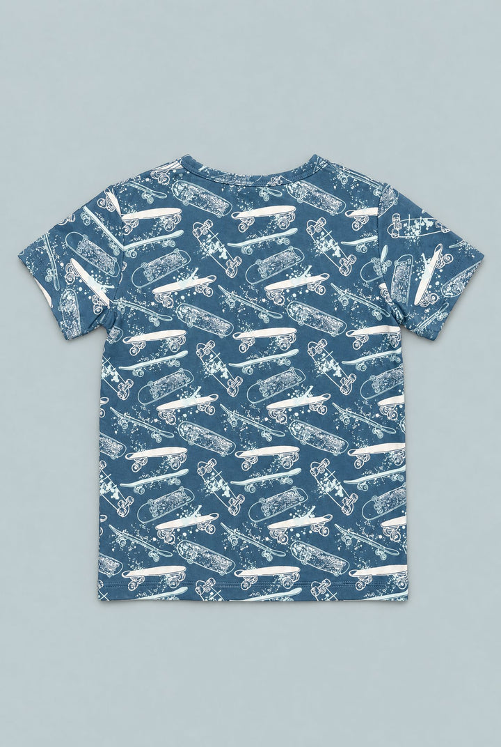 Big Kid Pajama S/S - Skateboards