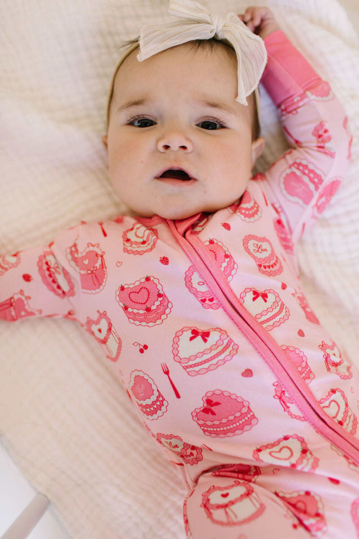 Zippy Bamboo Baby Pajama - Eat Your Heart Out