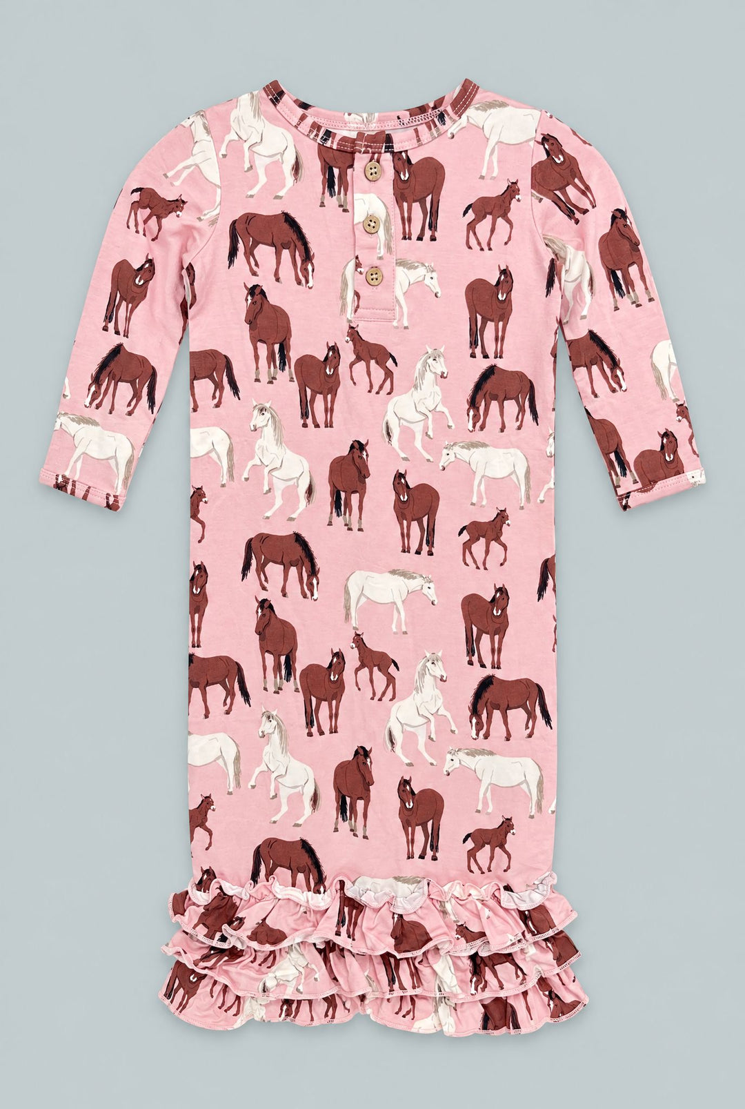 Ruffle Gown - Wild Horses