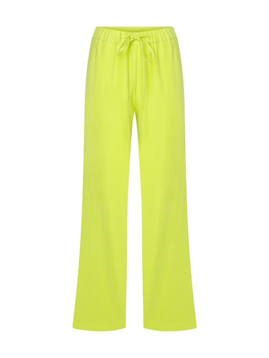 Kyra Cropped Trousers - Lime