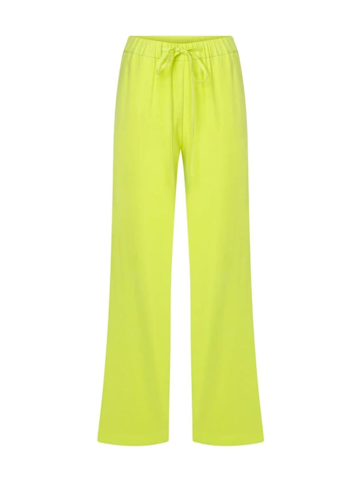 Kyra Cropped Trousers - Lime