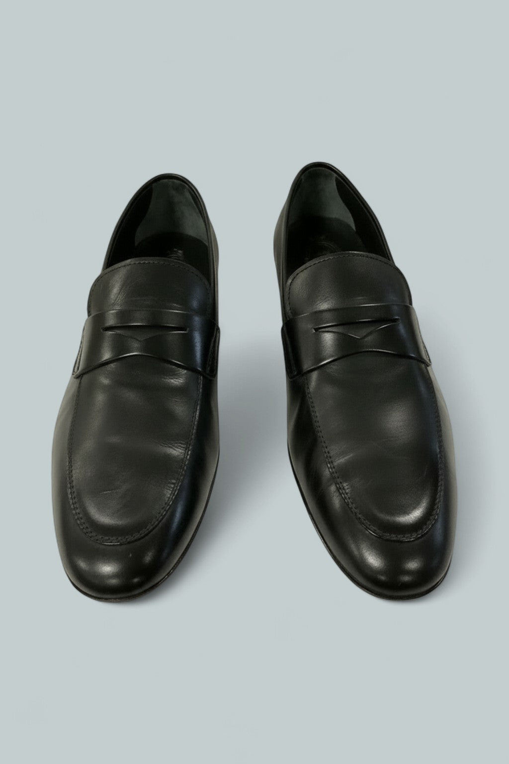 Men's Slip On Penny Loafers - Black