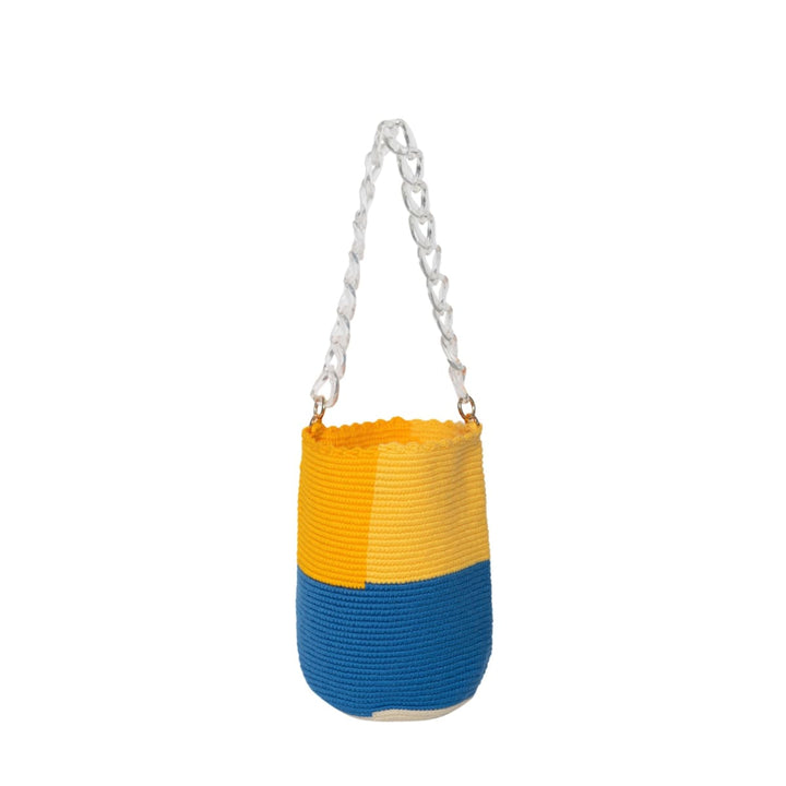 Midi Bucket Bag - Bright Colorblock