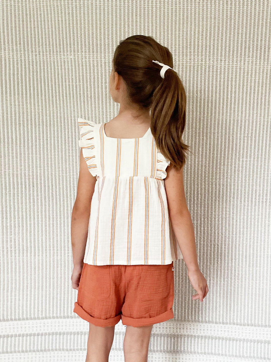 Laurette Striped Top - Mango