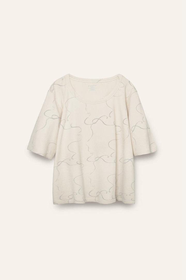 Women's Organic Pima Cotton Lounge Tee - Breeze