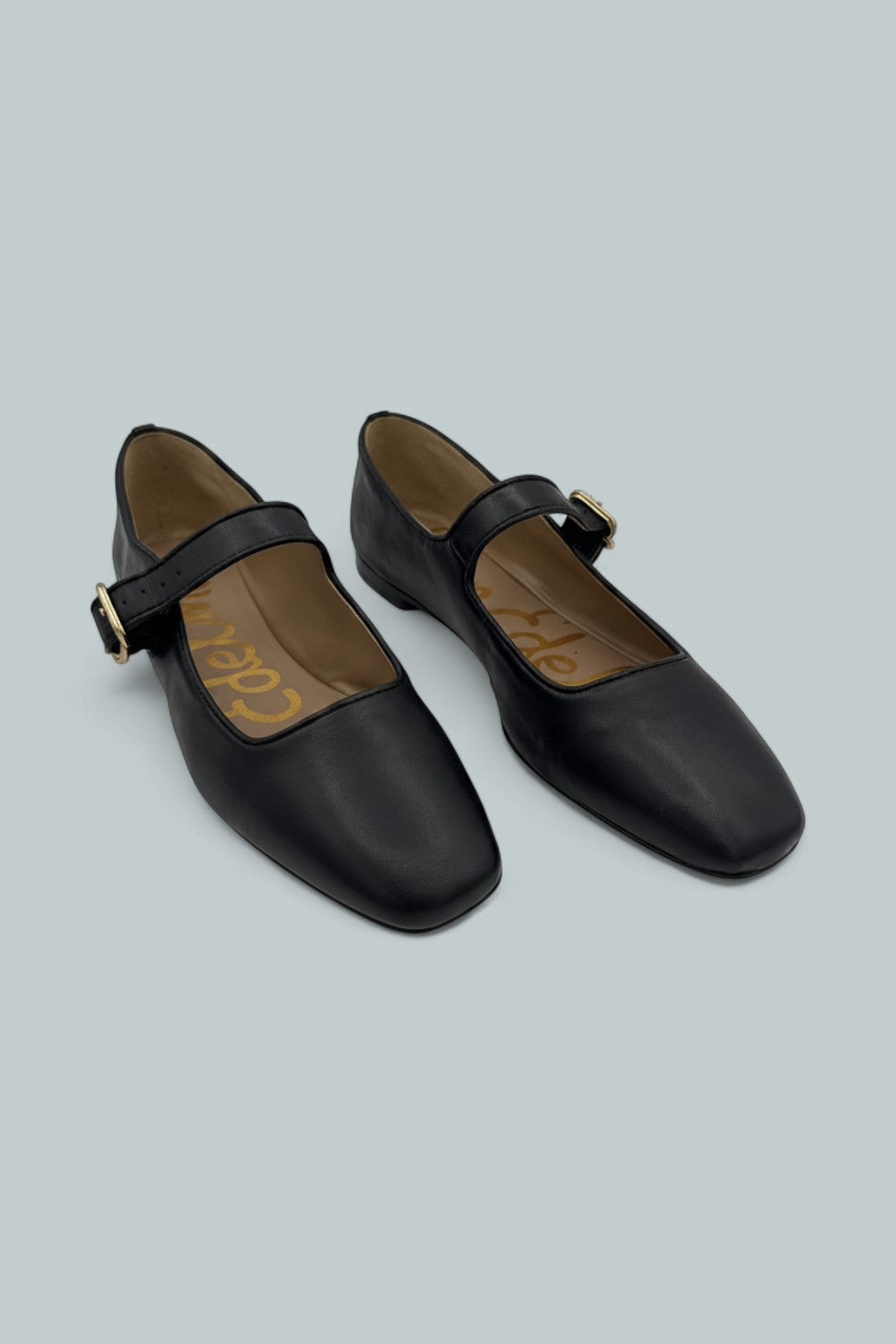 Michaela Mary Jane Flats - Black