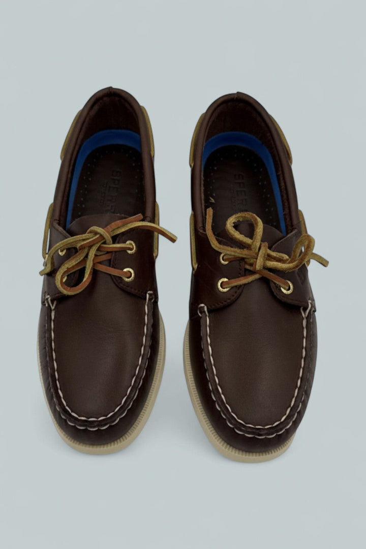 Authentic Original 2-Eye Leather Boat Shoes - Brown