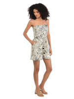 Brooklyn Romper - Leaf Print