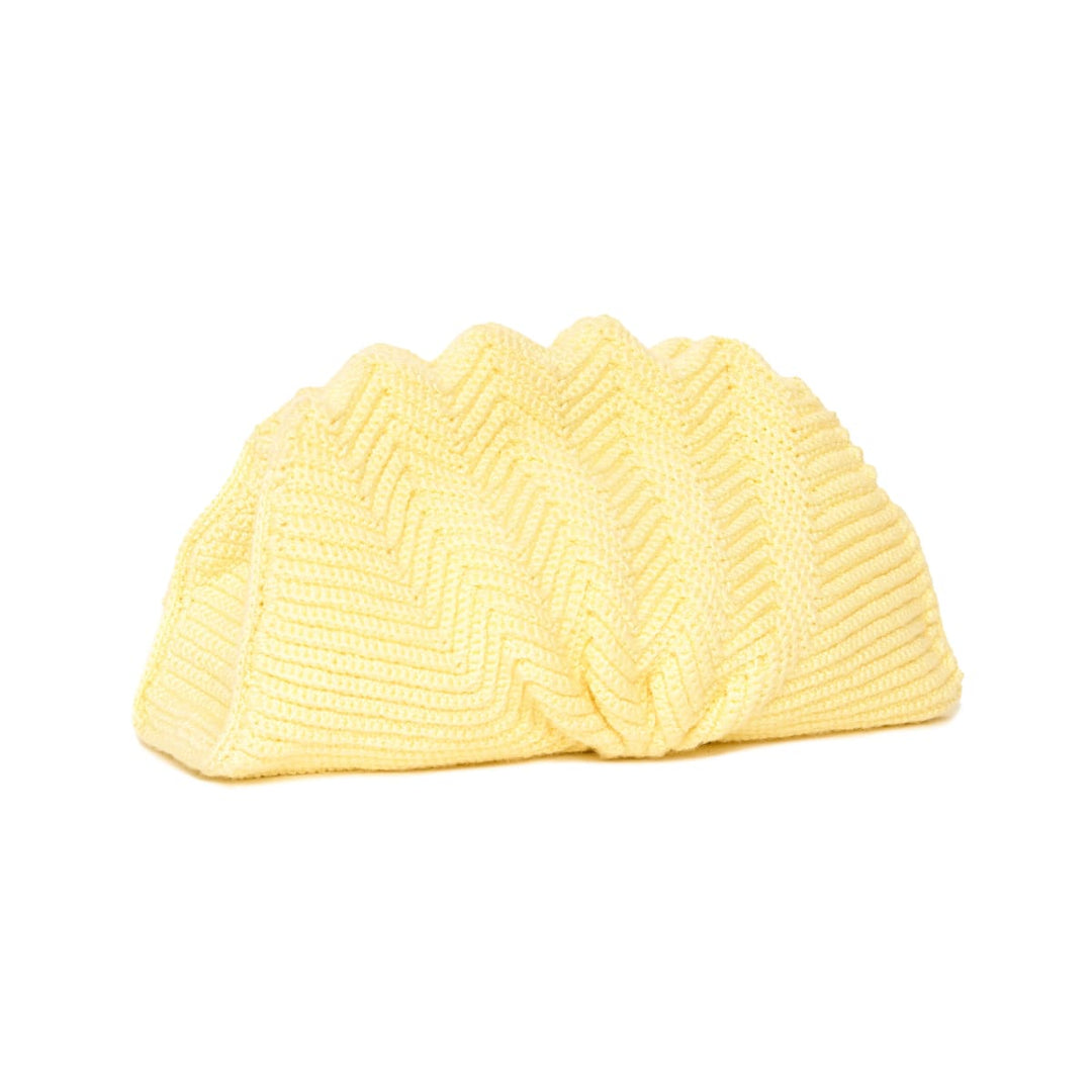 Seashell Clutch - Pastel Yellow