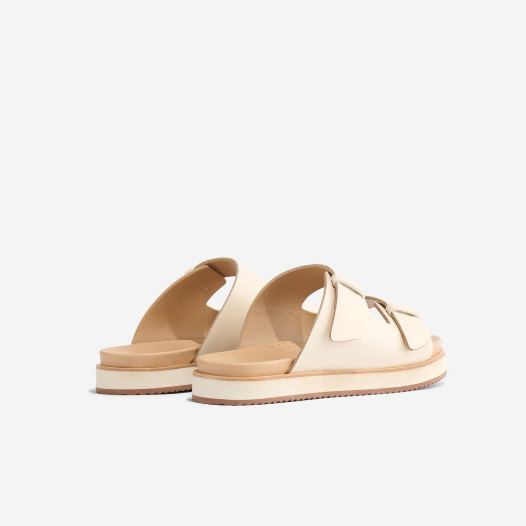 Ella Flatform Slide - Bone