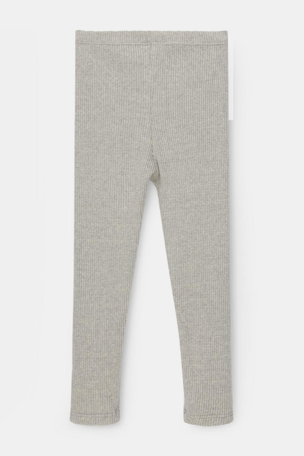 Organic cotton leggings - Light grey