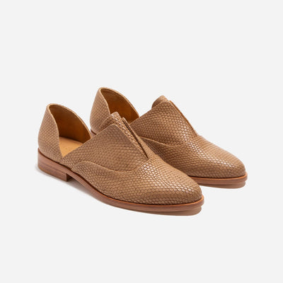 Emma d'Orsay Oxford 2.0 Snake - Almond