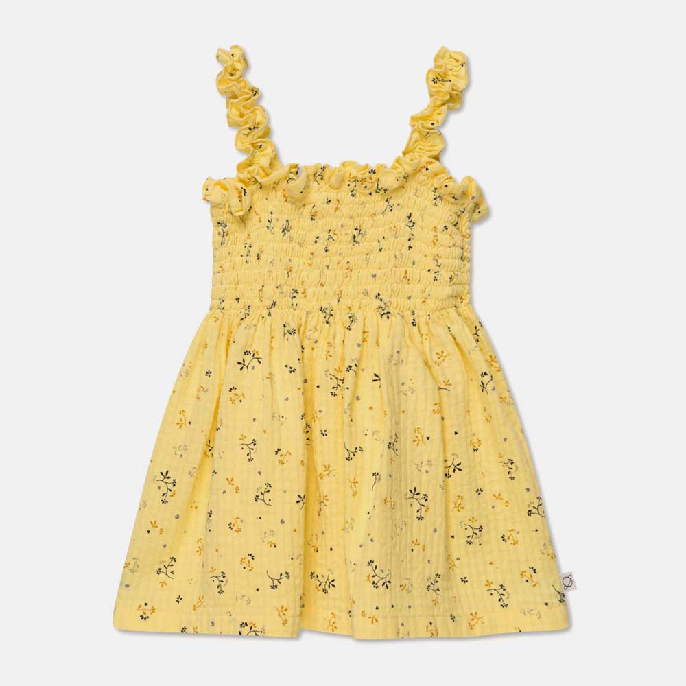Muslin Floral Top - Yellow