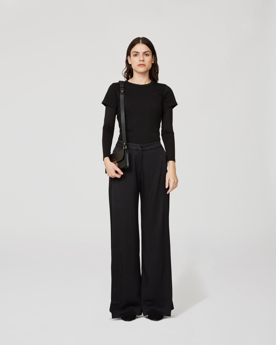 Front-flap Karla Pant - Black