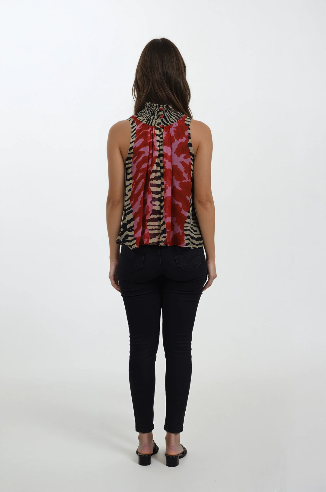 Ivy Blouse - Abstract Animal