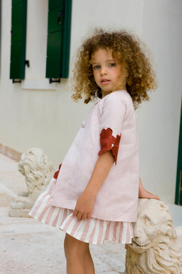 Caterina - Pink & Rust Flower