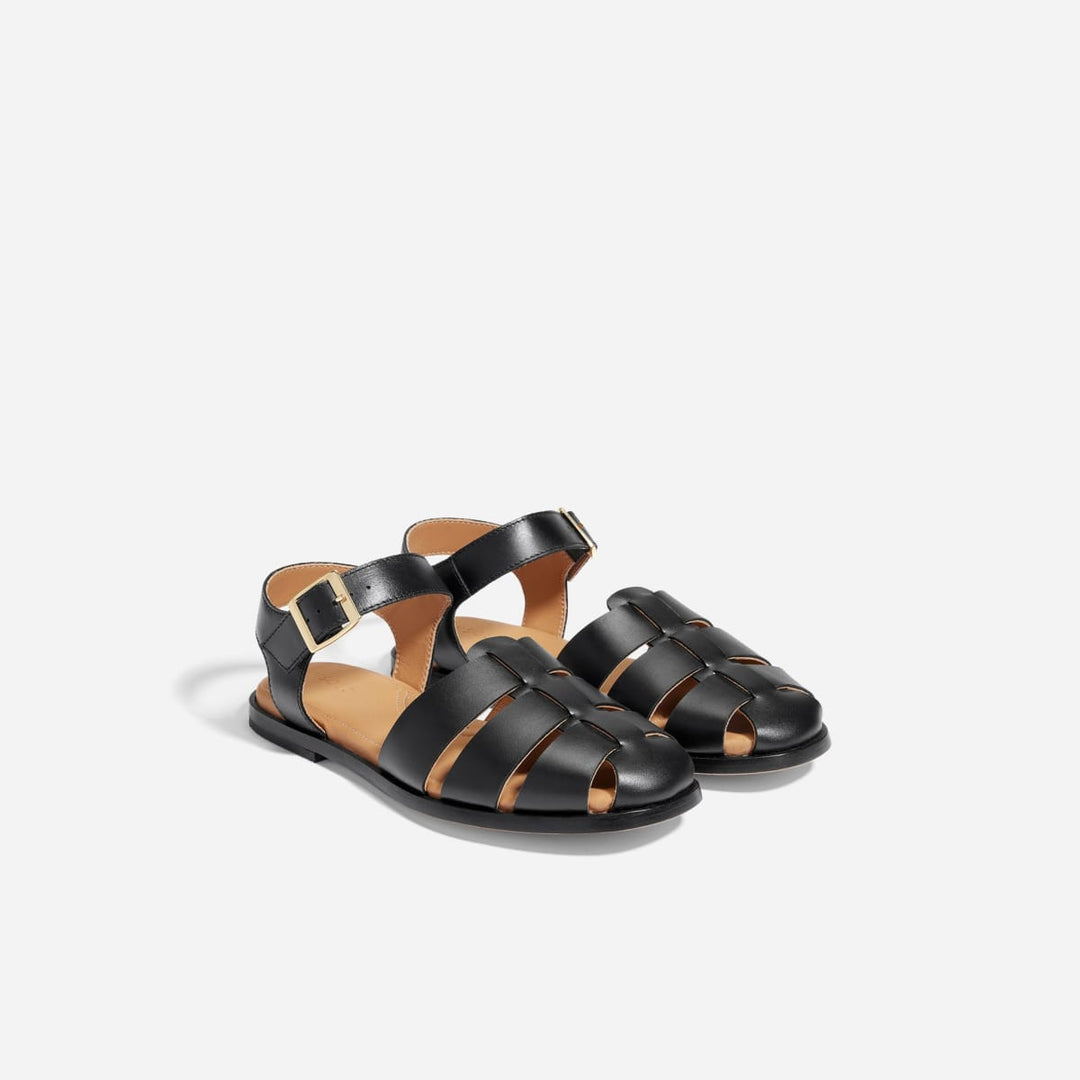 Mira Fisherman Sandal - Black - FINAL SALE