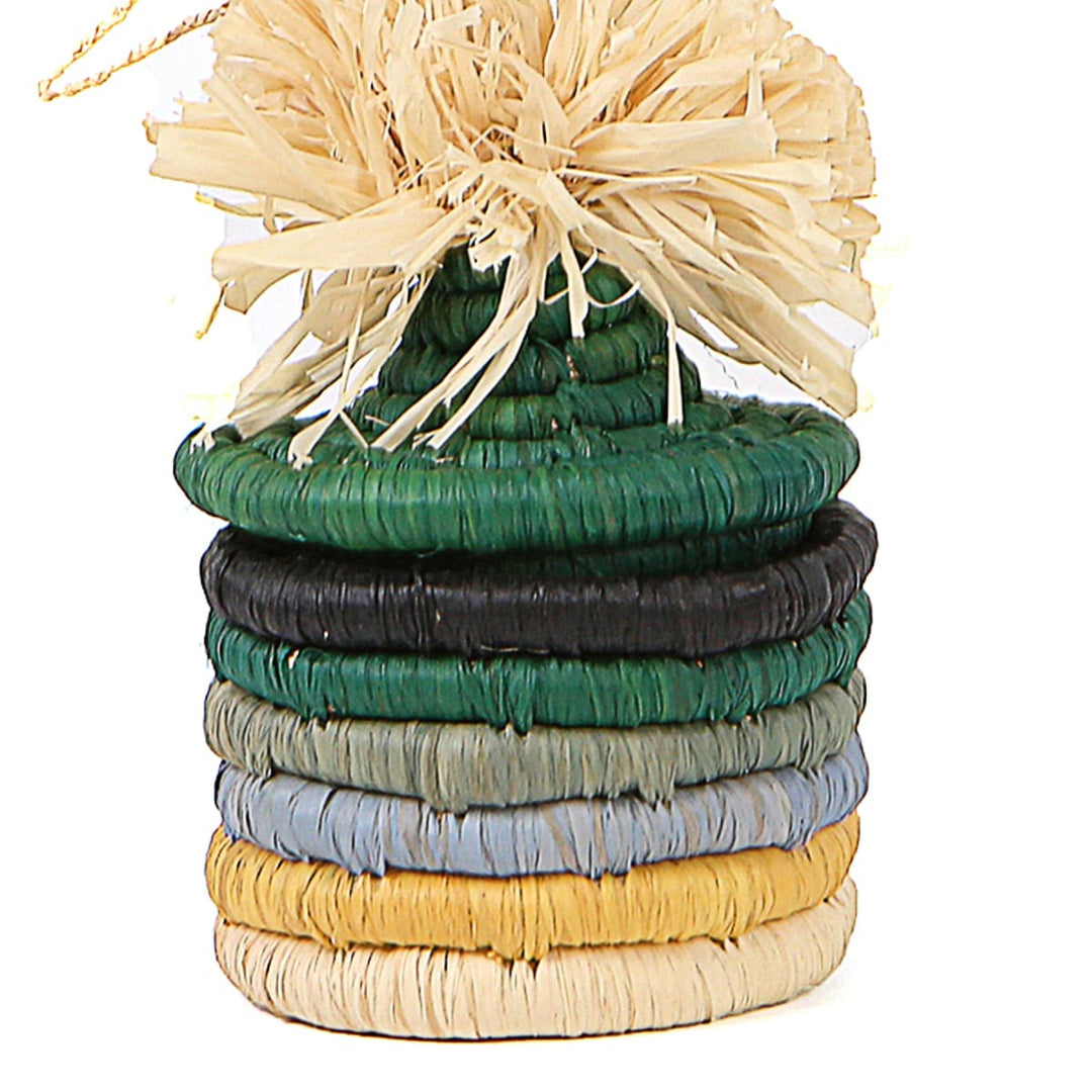 Forest Pom Pom Basket Ornament