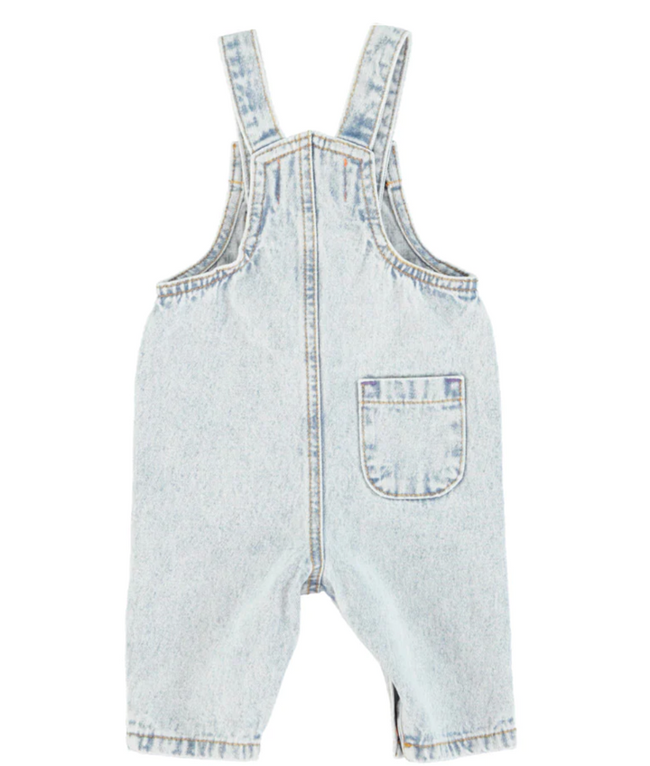 Baby Dungarees - Washed Blue Denim