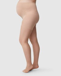 Amanda Maternity Tights - Sand