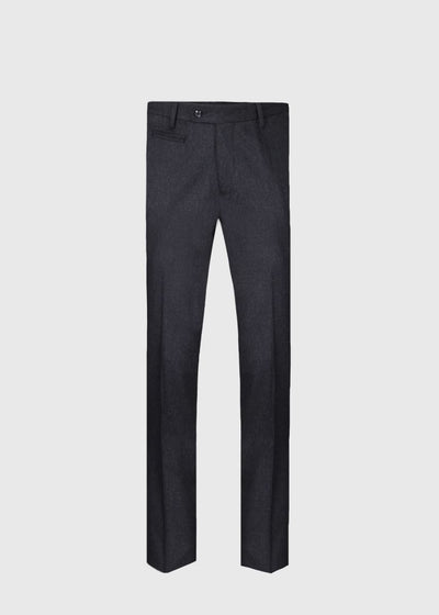 Flannel Dress Trouser - Charcoal