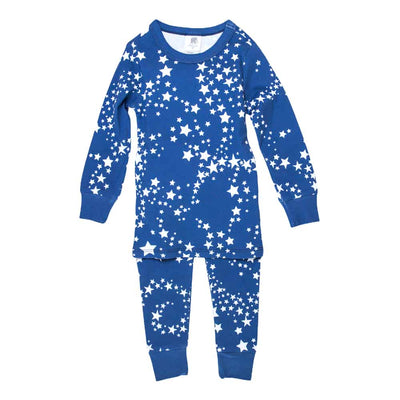 Long John Pajama Set - Star Swirls