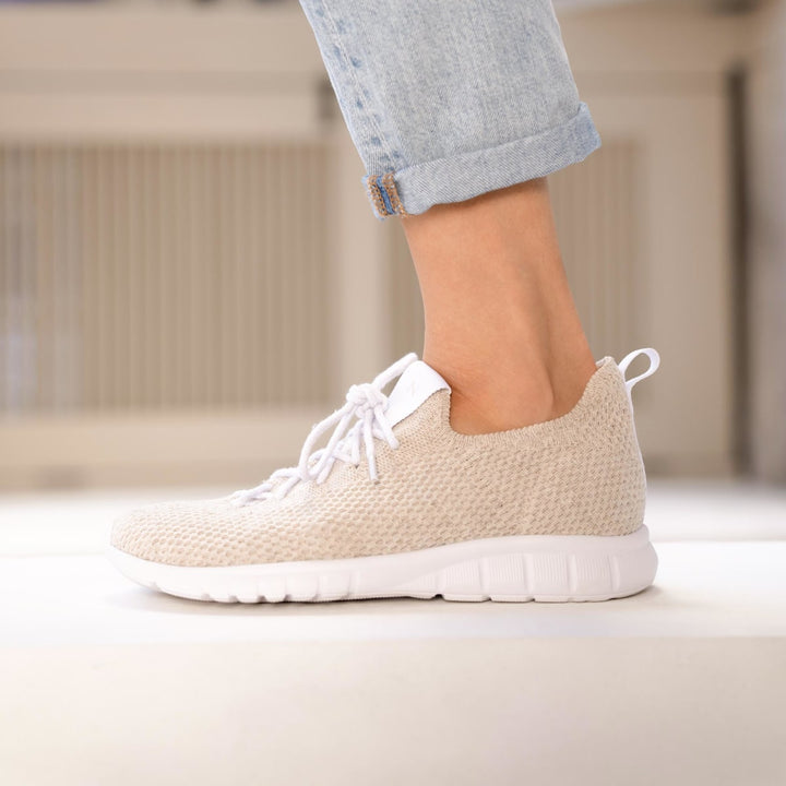 Women's Athleisure Eco Knit Sneaker - Linen
