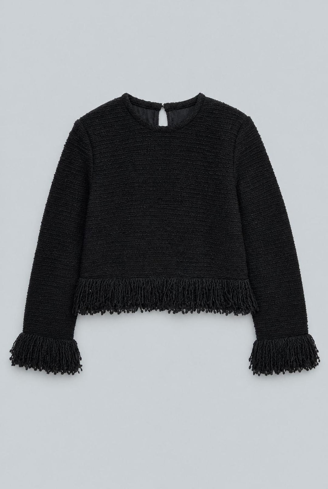 Wool Lila Top - Black
