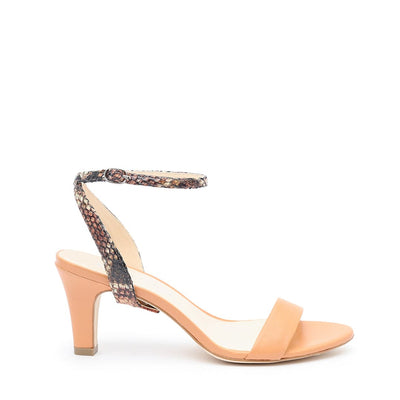 Blush Open Toe + Rosy Boa Marilyn Strap - Neutral