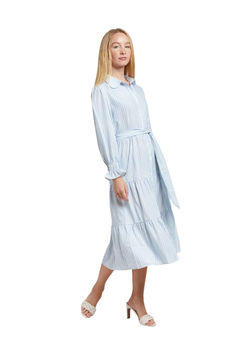 Alice Dress - Blue Stripe