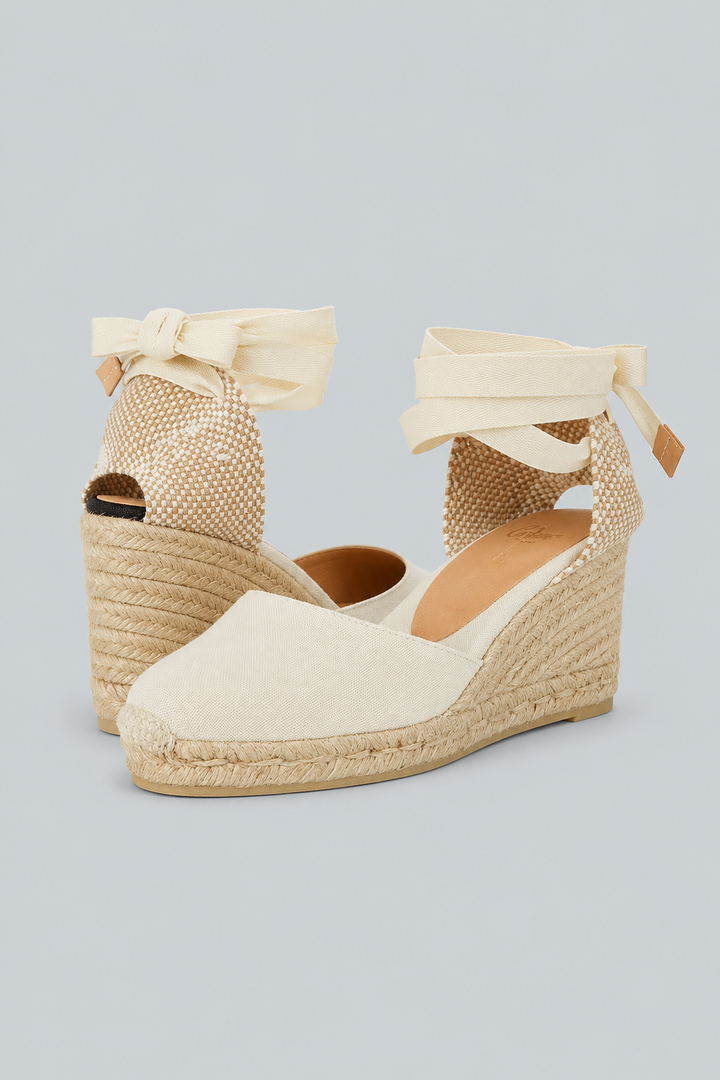 Women's Chiara Espadrille Wedge Sandals - Ivory