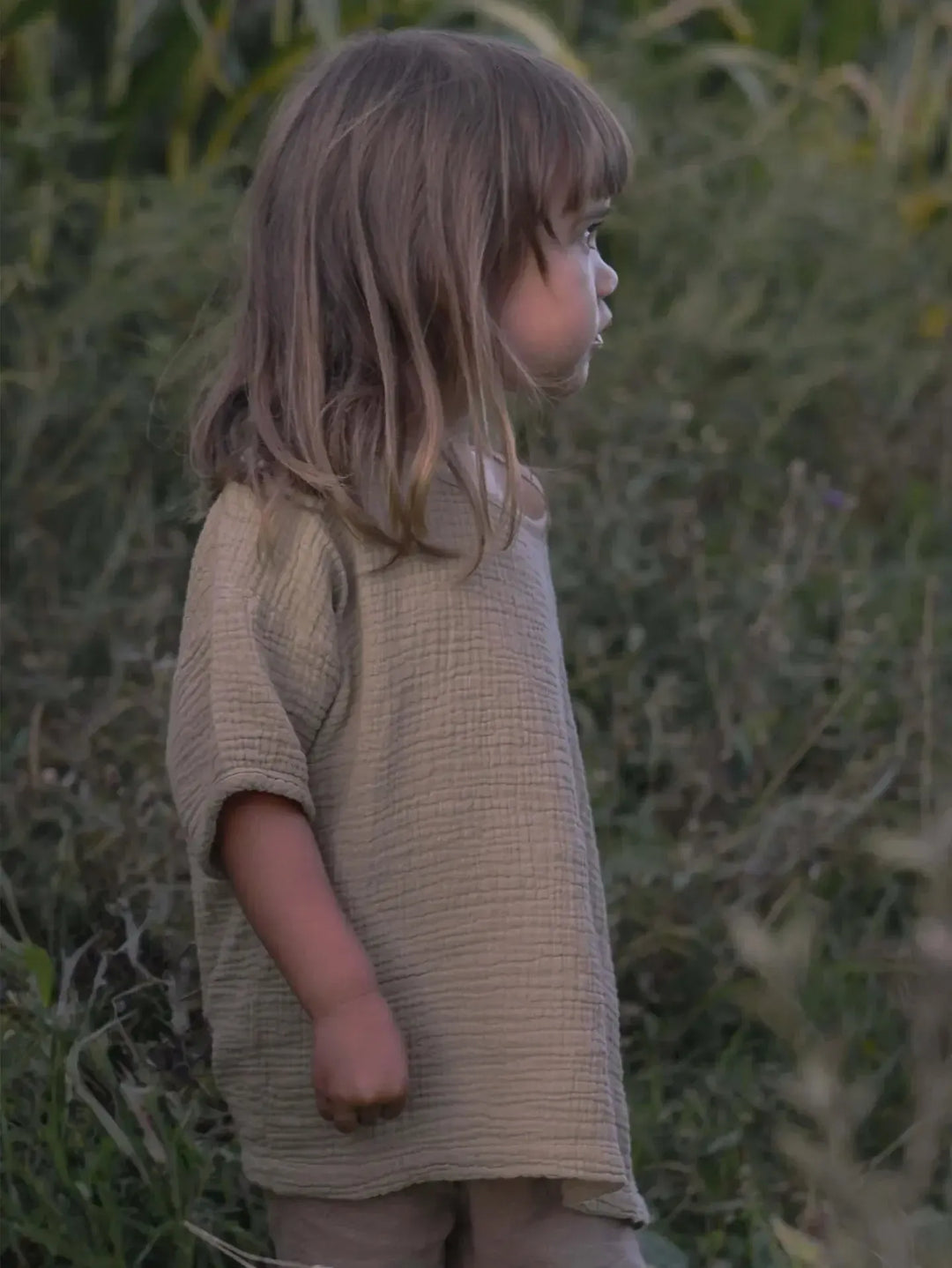 The Muslin Top - Sand