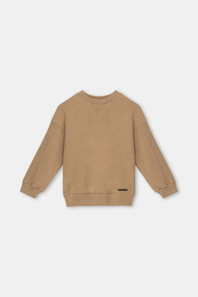 Organic knit sweater - Camel
