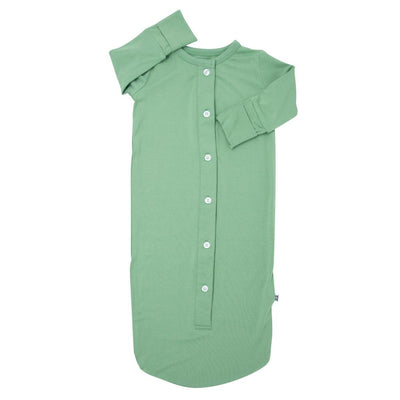 Button Gown - Shale Green