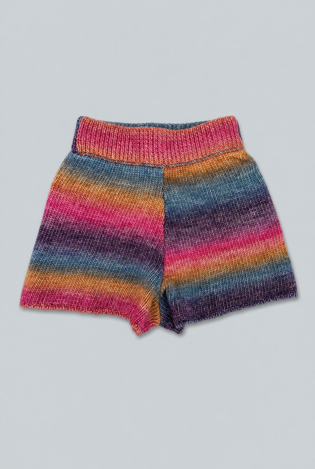 Poppy Ombre Sweater Shorts - Rainbow/Multi