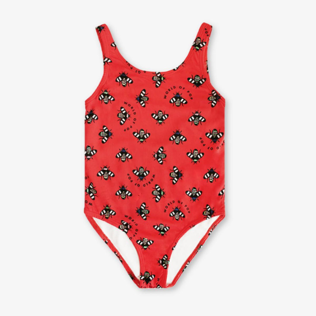 A "Bee Lovers" Printed Swimsuit