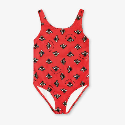 A "Bee Lovers" Printed Swimsuit