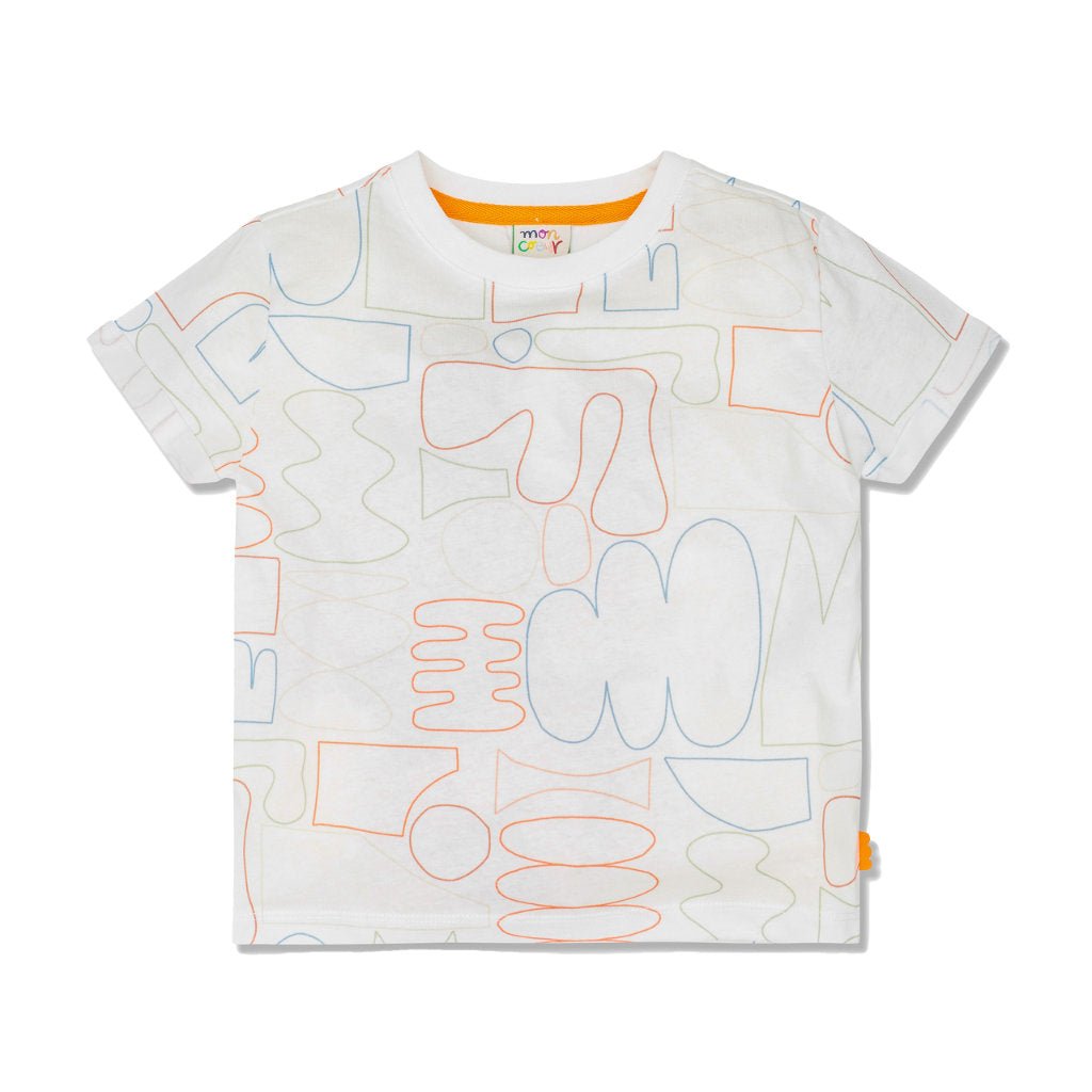 Outline Kid T-Shirt - Natural/outline