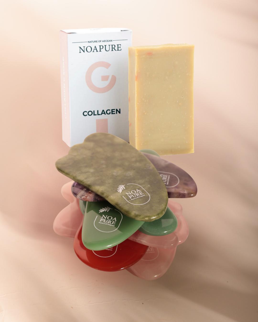 Gua Sha Stone + Facial Soap Bundle