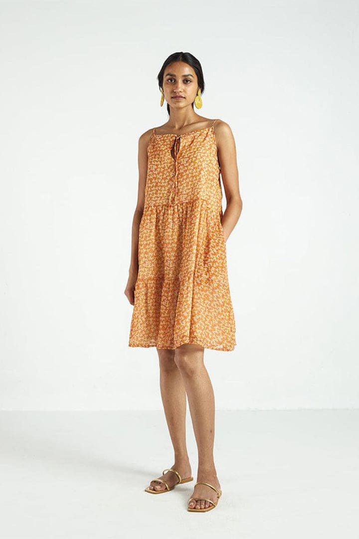 Sunset To Sunrise Dress - Dizzy Mustard
