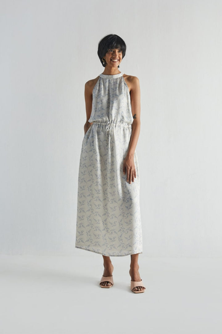 Sundazed And Sultry Dress - Blue Orchard