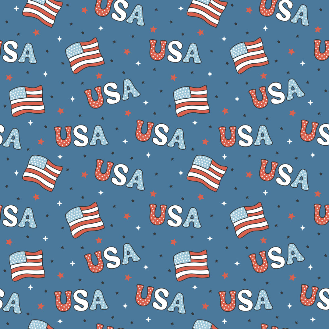 Day Dress - Blue Usa