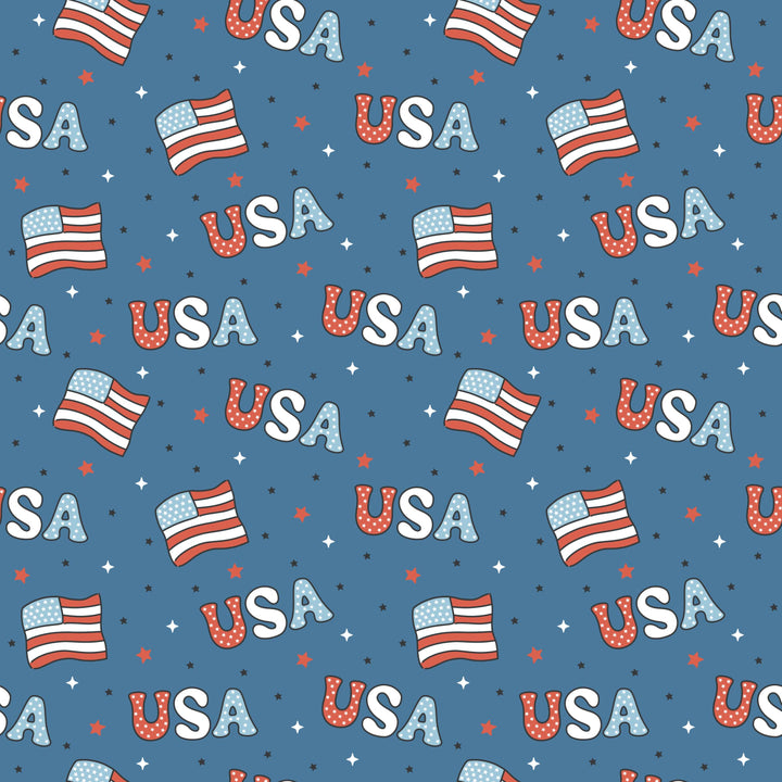 Day Dress - Blue Usa
