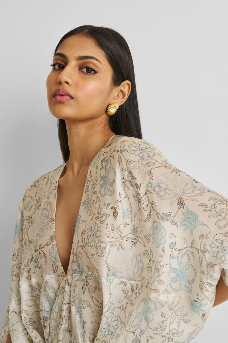 Silky Kaftan Dress - Lily Love
