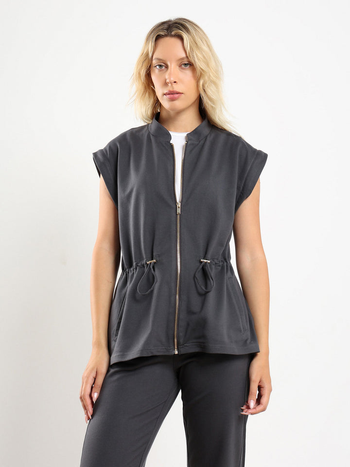 Siham Jacket - Midnight Grey