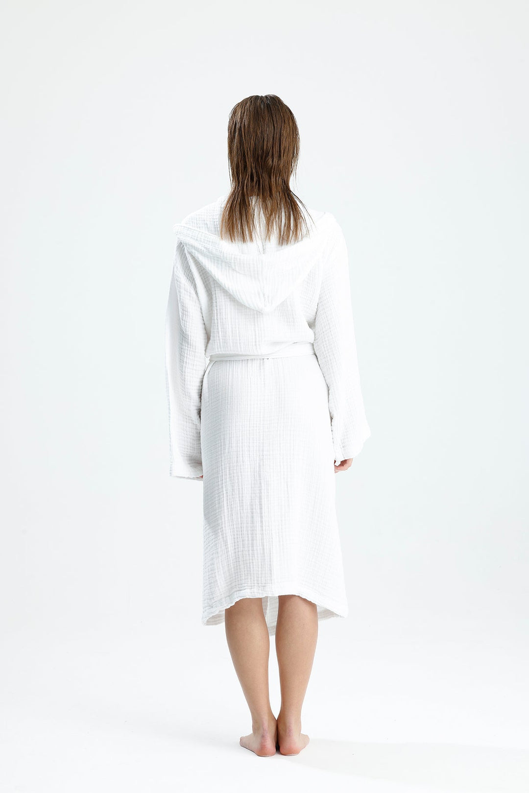 Muslin White Bathrobe